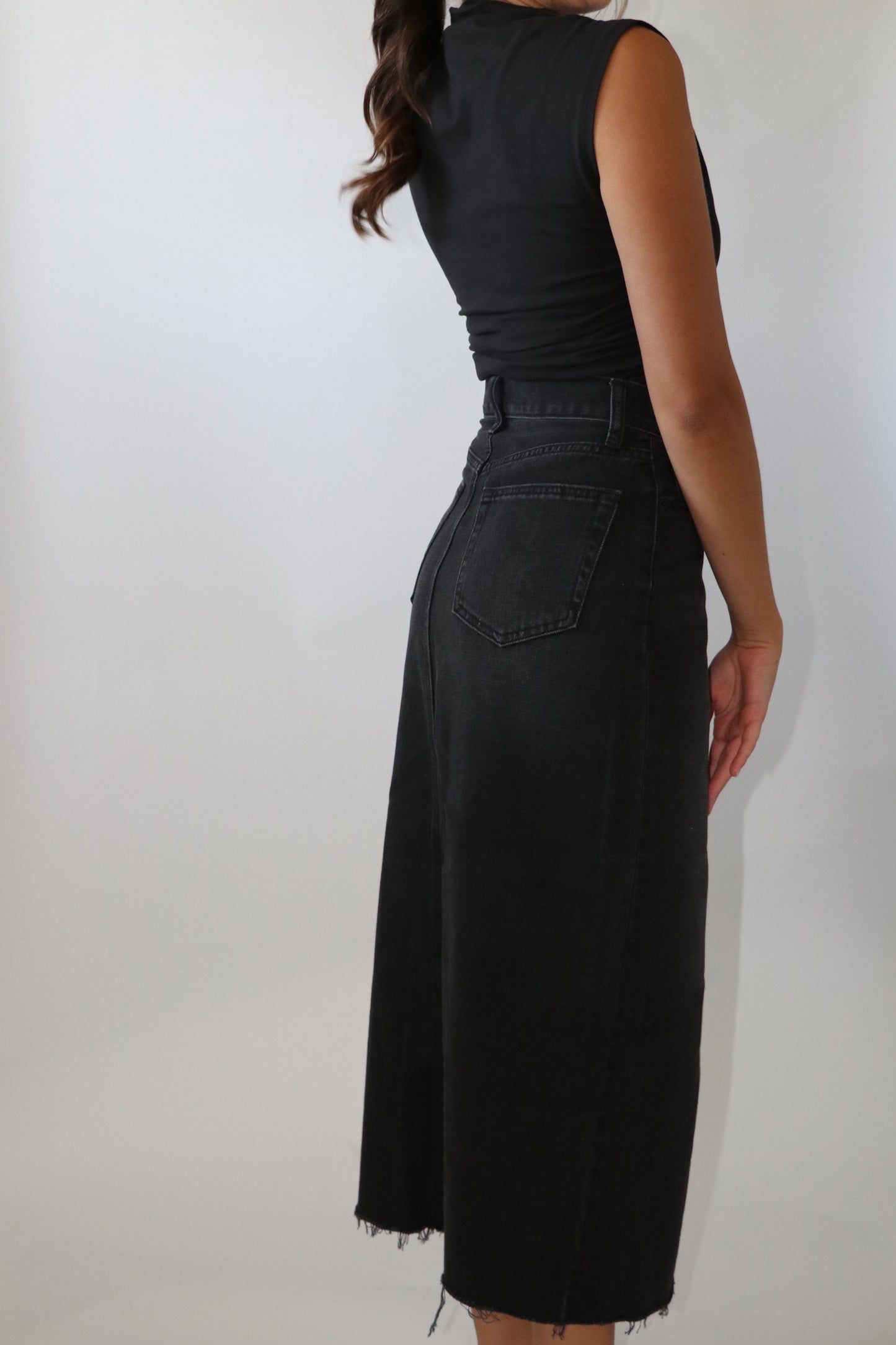 Taya Denim Midi Skirt